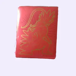 Pokemon Scarlet & Violet's Protective sleeves Red and gold