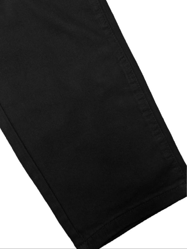 【Plus Size】 Solid Color Buckle Decor Stretchy Jeans, Casual Comfy Denim Pants for Daily Wear, Women's Bottoms for All Seasons