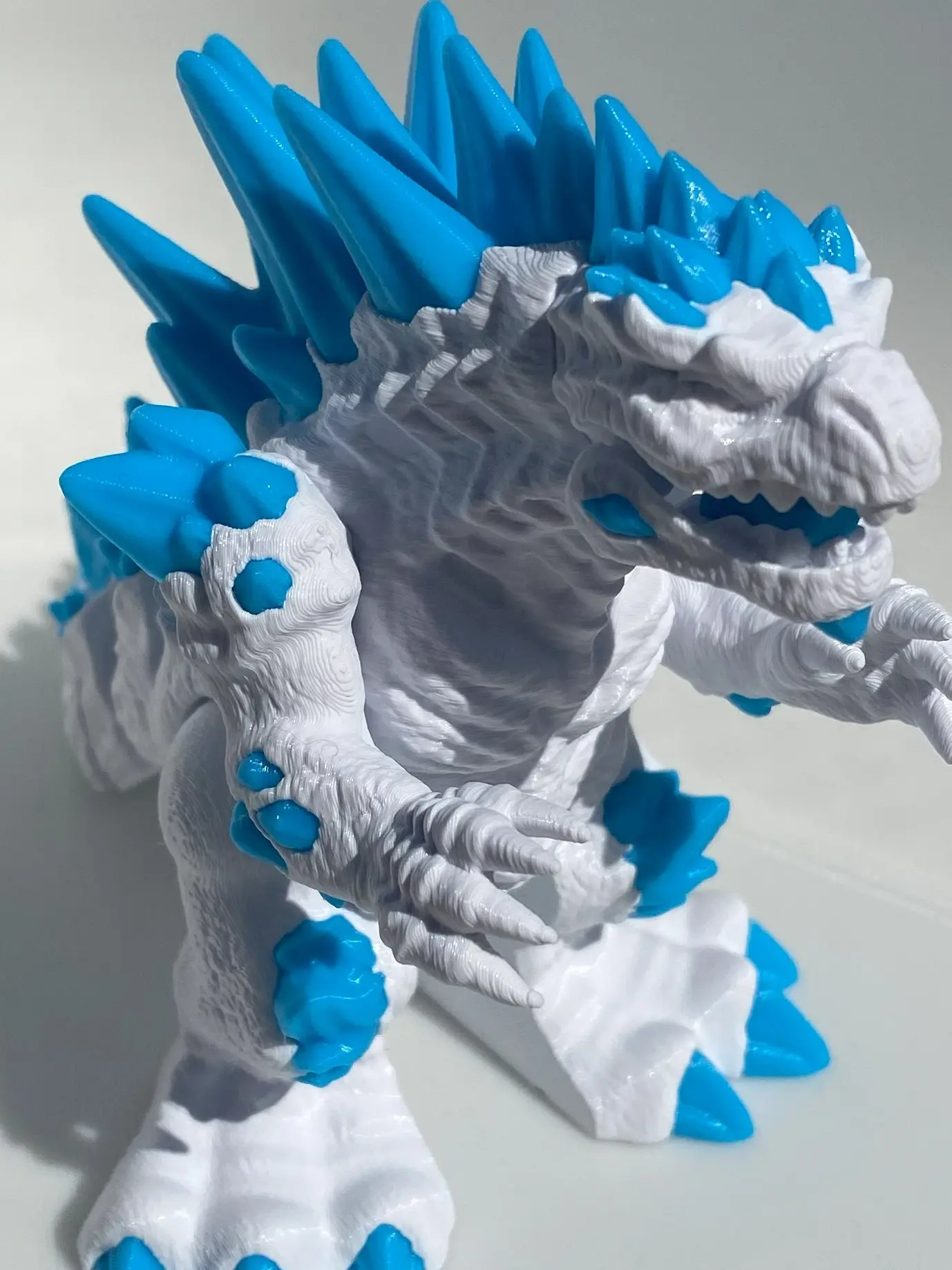 3D Printed Articulated Frostzilla