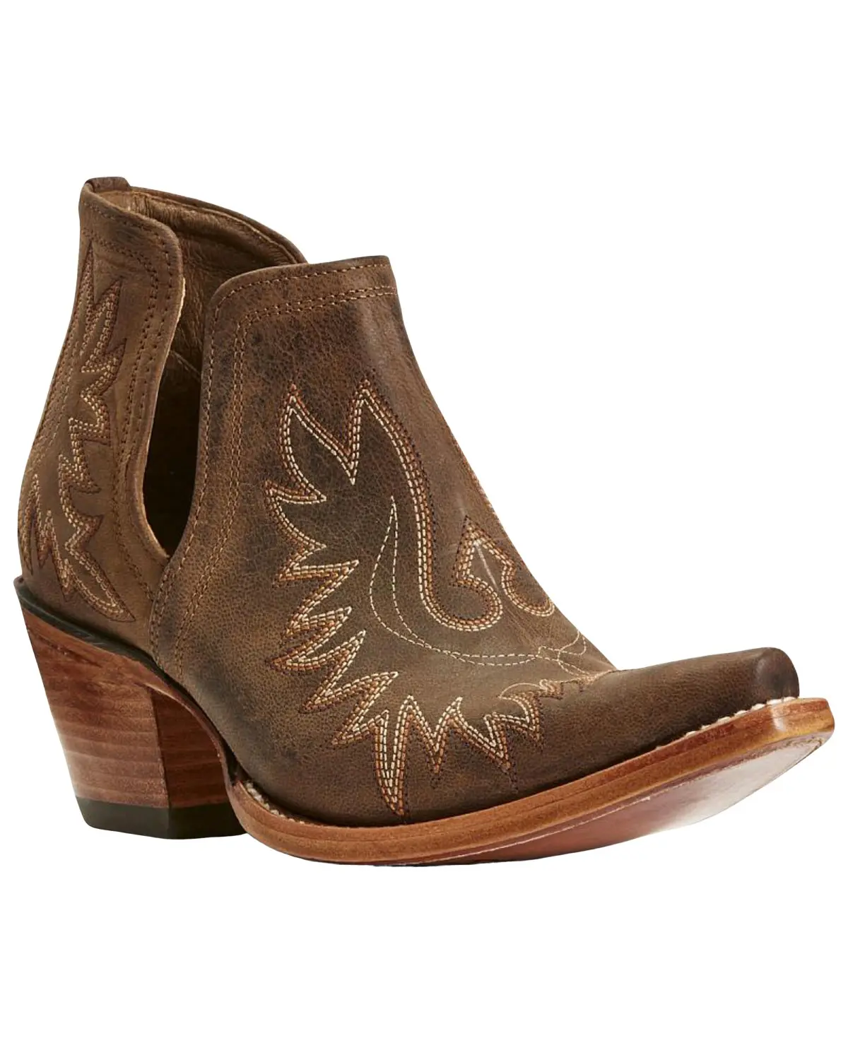 Ariat Women's Women'S Dixon Weathered Western Booties Snip Toe - 10027282