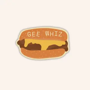 Gee Whiz Cheesesteak Sticker