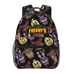 Fashion “Five Nights at Freddy’s” backpack with large capacity—a daily commuter bag for outdoor hiking and business; a casual cartoon “Five Nights at Freddy’s” merchandise laptop daypack/school bag for women, men, and gift giving.