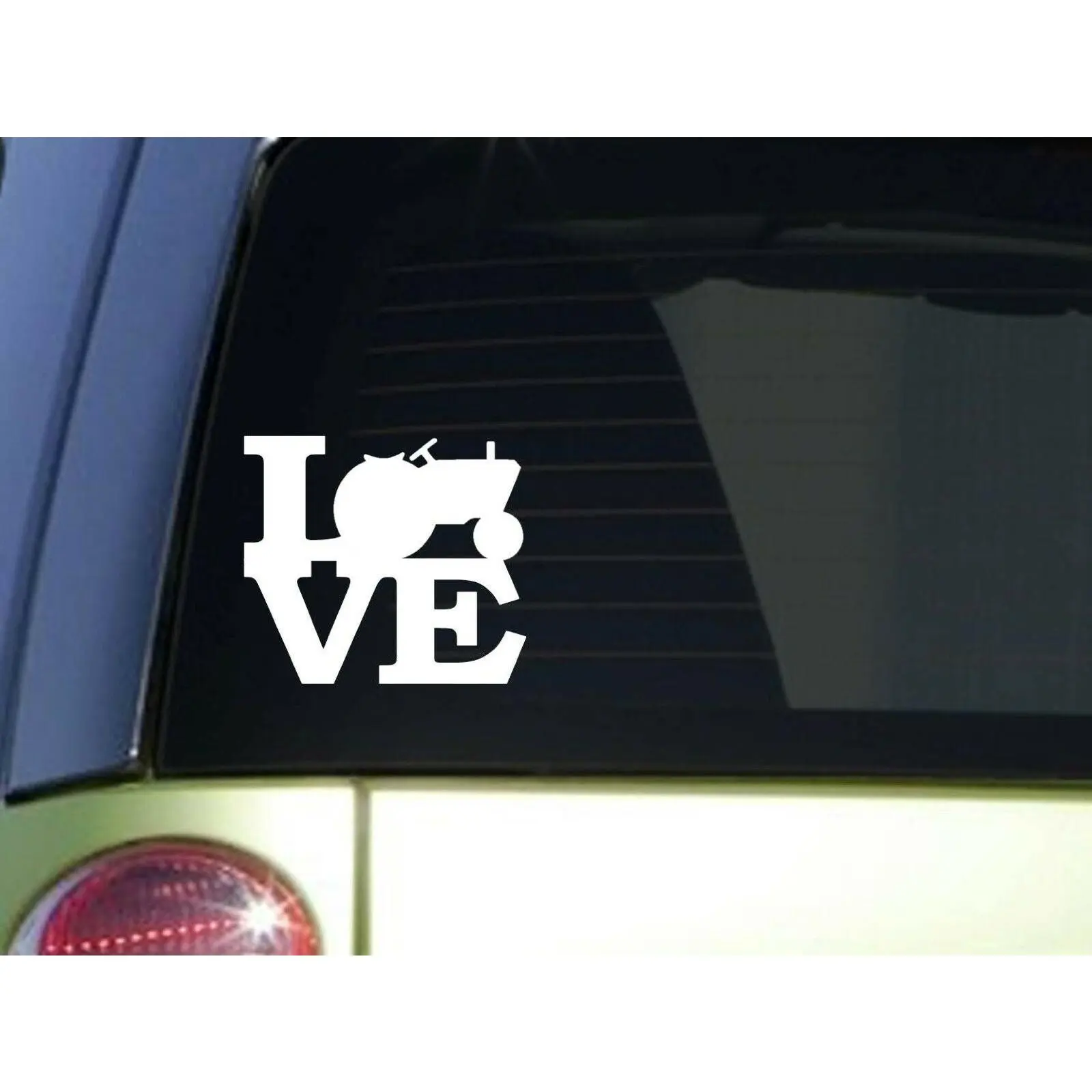 Tractor Love 6" STICKER *F142* DECAL farm farming crops diesel corn pull seat 9n