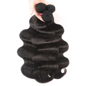 Weft Hair Nadula Body Wave Bundle(s) 8-30 Inch Virgin Human Hair Weave 100% Virgin Hair Soft & Bouncy Glueless No Shedding 100g/pcs TikTokShopStockUp