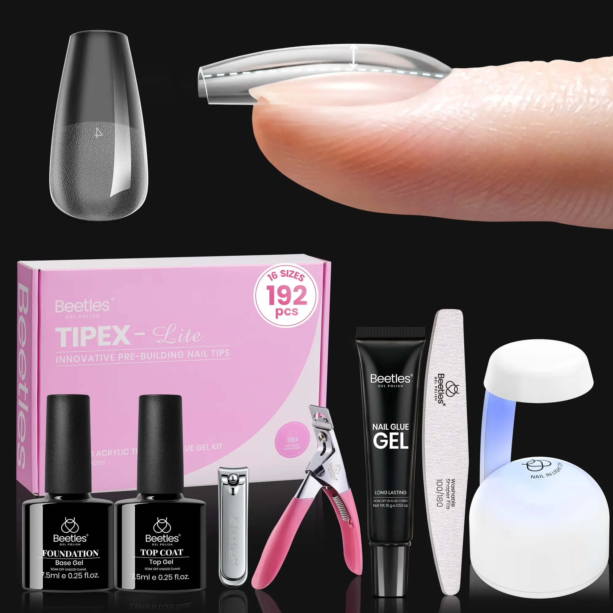 192PCS Short Coffin All in One Kit