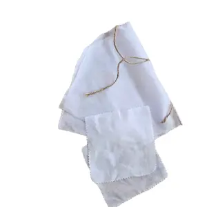 Cotton Organza Sprouting Kit with 2 Lids, 1 Bag and Guide- Eco Friendly Grow Sprouts at Home