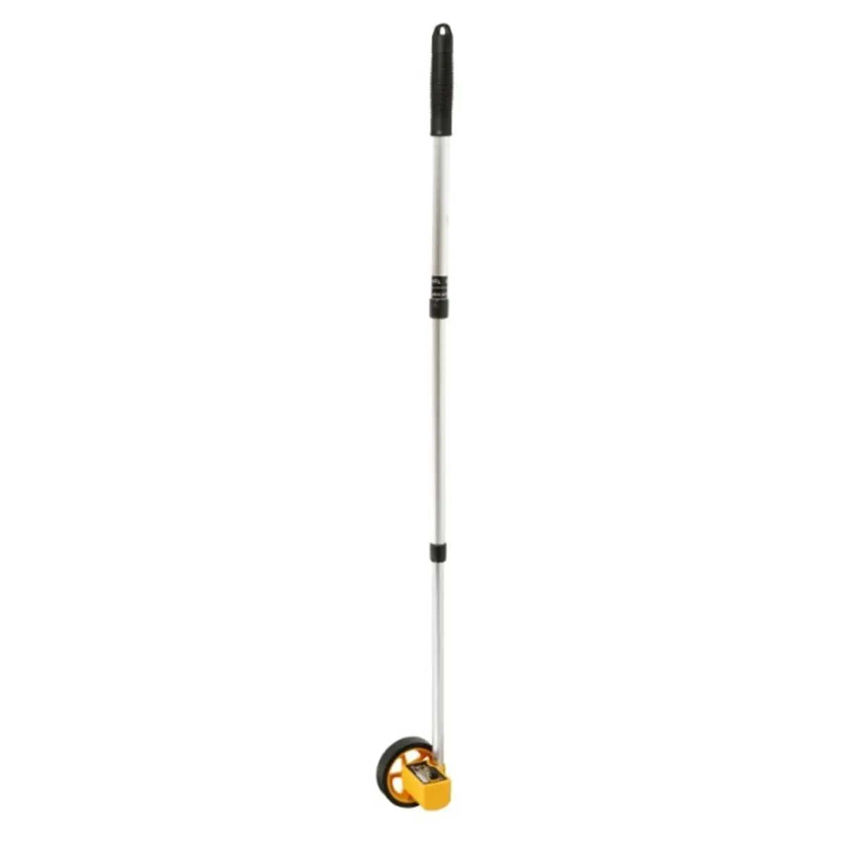 212 MAIN Industrial Structo-Cast Building Measurement Wheel Tool - 4 in. Dia., Telescopic Aluminum Handle, 5-Digit Magnified Counter, 3.75 x 4 x 18.25 in, 9999 ft Max Measure, for Civil Engineers, Gyms Indoor/Outdoors Use