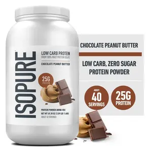 Isopure, Low Carb 100% Whey Protein Isolate, 25 g Protein Powder, 3 lb Isopure, Low Carb 100% Whey Protein Isolate, 25 g Protein Powder, 3 lb