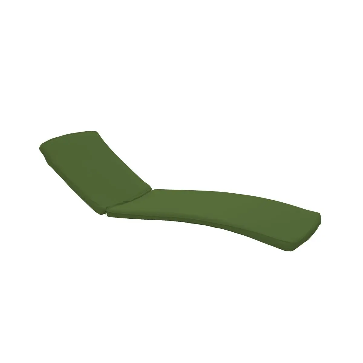 Jeco CL1-FS034 Durable Wicker Chaise Lounger Cushion - Contemporary, Adjustable, Hunter Green Outdoor Patio Cushion with Comfortable Seat, Luxurious Look Texture, Soft Comfy Outdoor Pads, Garden Lounge
