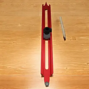 Precision Woodworking Scribing Tool, Adjustable Profile Gauge with Lock, Durable Design Scribing Tool for DIY and Professional Crafting