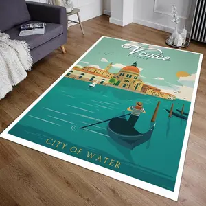 Venice Italy ,Rug, Area Rug,Non Slip Floor Carpet,Teen'S Carpet ,Room Decor Halloween Gift For Family, Cute Gift Non-Slip Floor Carpet, Decoration Mat for home Living Room Bedroom, Room Decor, Home Decor