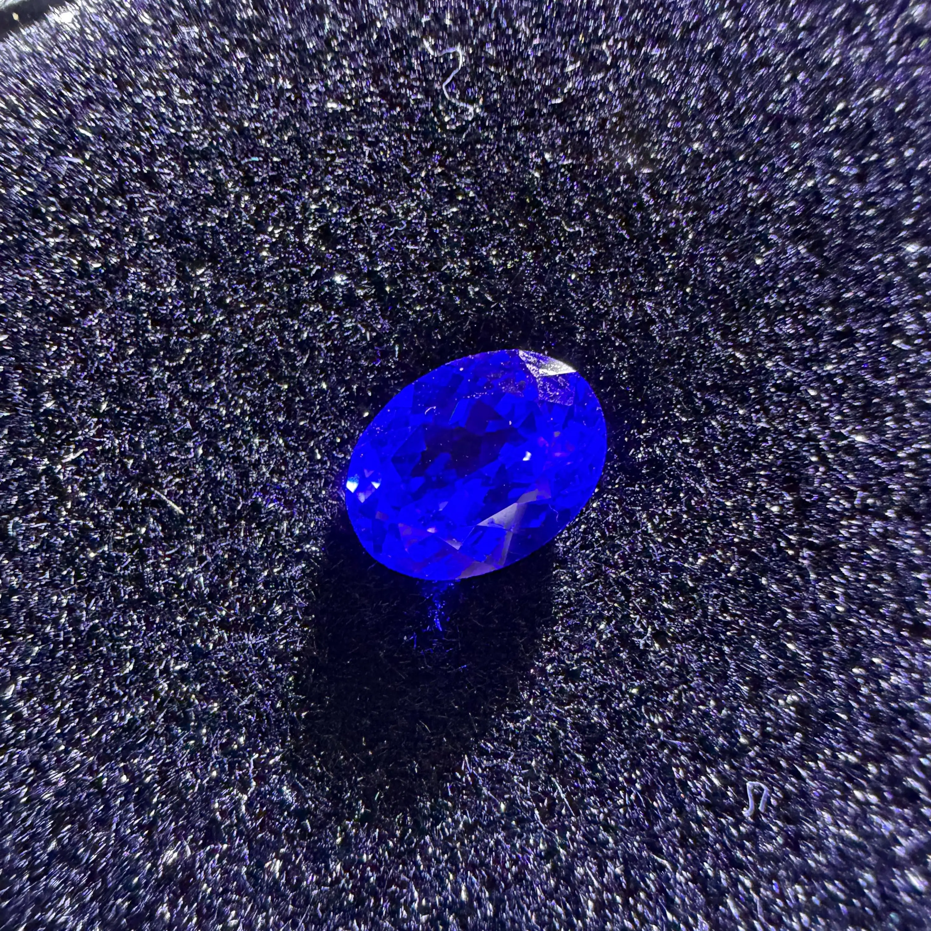 Lab-Grown Royal Neon Blue Spinel IF Grade Internally Flawless High Refractive Index Master Cut Gemstone