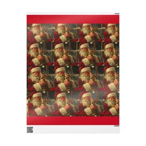Vintage Santa Claus Wrapping Paper | Christmas Gift Wrap