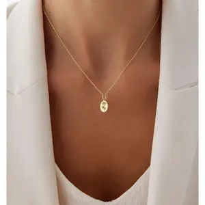 Tiny Birth Flower Necklace - Valentines Day Gift Packed -Fast Shipping - BEST GIFT FOR HER