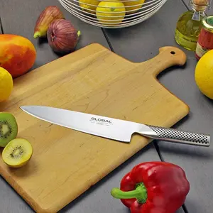 Global G-2 Vegetable Knife - Versatile Design for Various Cooking Techniques Steel Blade