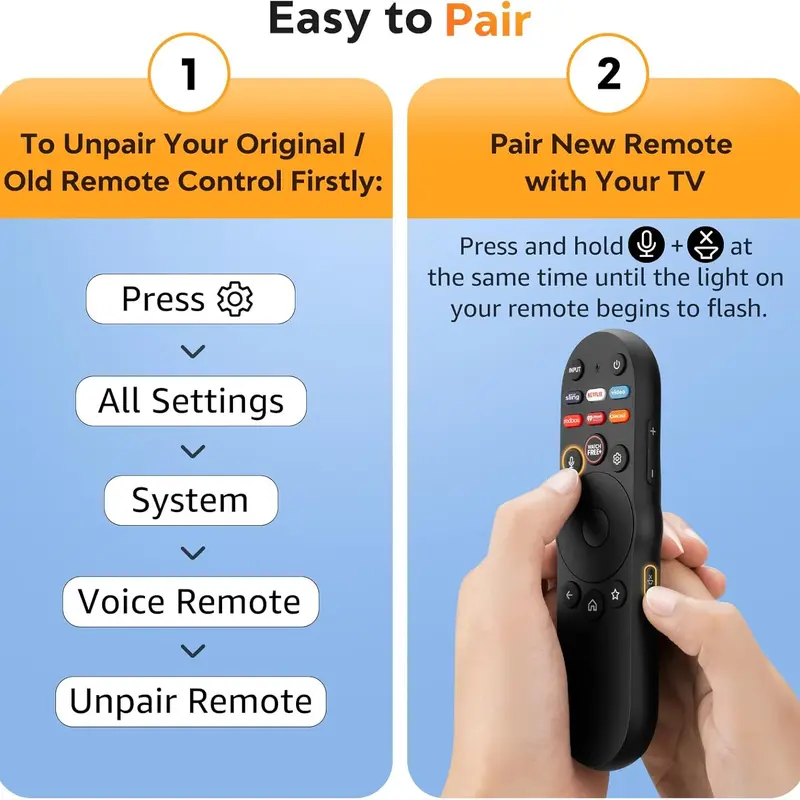 Voice Remote Control for Vizio-Smart-TV-Remote-Replacement XRT270 for Vizio FHD 4K Quantum D/P/M/V-Series Smart TV,infrared remote control XRT136 XRT140 Smart TV