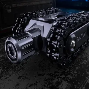 | Hardcore Military Style EDC Metal Magnetic Rotating | Tank Stress Relief Fidget Toy |  Fidget Toy | Fidget Spinner | Kids Gift | Pocket Fidget Spinner | Stylish Appearance