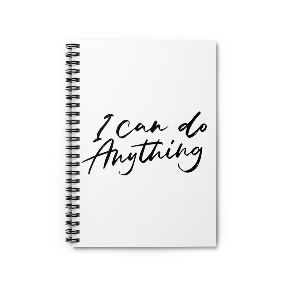 I Can Do Anything Spiral Notebook - Ruled Line- Gratitude Journal, Goal Setting Journal, Notebook