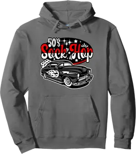 50s Rockabilly Retro 1950s Clothes For Men Women Sock Hop Pullover Hoodie - Rivkafia Shop 94B0DNWXBPLC