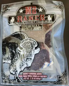 M2 Ranch Buffalo Jerky - Original flavor