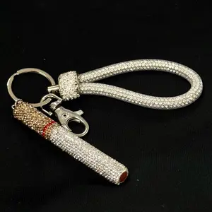 Fashionable  Keychain Cigarette & Beer Glass Charm Casual Gift for Men & Women Unie