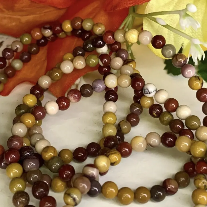 Mookaite Jasper 4mm Bracelet