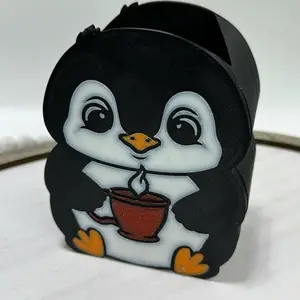 Penguin Soap Holder Trinket Dish 3D Printed Home Decor