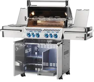Prestige PRO™ 500 NG Grill with Infrared Rear and Side Burners, SS
