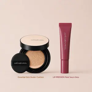 [Jungsaemmool] Essential Skin Nuder Cushion x LIP-PRESSION Metal Serum Gloss Duo Set
