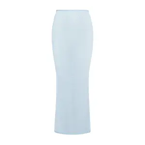Fontelina Skirt - Ice Lurex Lace Crochet