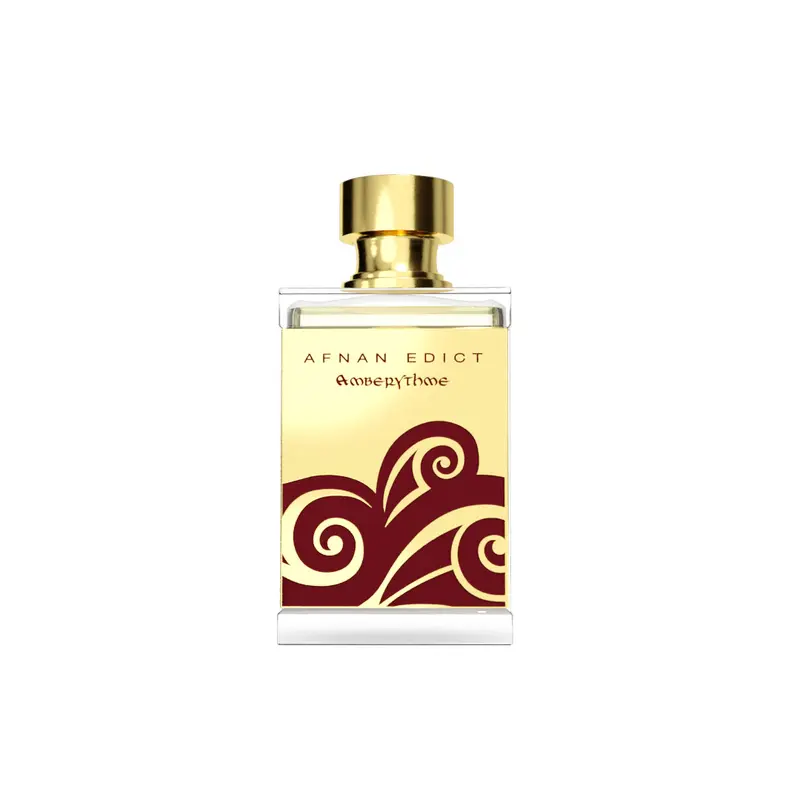 Afnan Edict Amberythme Eau de Parfum – Warm Amber Unisex Fragrance, 80ml (2.7 oz)