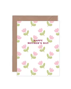 Floral Mother's Day Greeting Card for All the Amazing Moms - Original Design, High-Quality Printing, Blank Interior to Customize Message