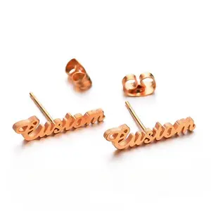 FF0056 New Store Opening||Personalized Handwritten Name Jewelry| Gold/Silver/Rose Gold Stainless Steel Set|Ideal for birthdays, Mother’s Day, or friendship gifts-each piece can be engraved with a unique name or word.