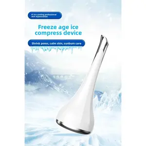 Lightweight Mini Ice Hammer Facial Cold Compress Therapy Device - Daily Skincare Tool for Skin Tightening, Pore Minimizing, Firming, Soothing Anti-Aging Beauty Massager
