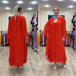 Luxury gown dresses L XL XXL 3xl  Available in cream color, pink and orange colors  Casual