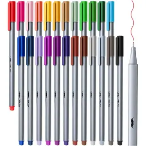 - Colored Fineliner s, 24 Pack, 0.4mm Fine Point, Smooth  Journaling s for Detailed Drawing, Note-Taking, Coloring, Sketching, Planning & Art Projects, School Supplies