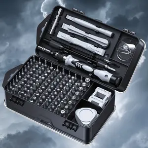 115-in-1 precision screwdriver set, 115-in-1 magnetic repair tool kit, anti-slip portable tool kit, screwdriver tool kit, ergonomic handle, for small screwdrivers on mobile phones, computers, watches, MacBooks, glasses, Multifunctional Screwdriver