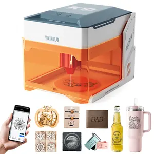 WAINLUX K10 Portable Laser Engraver 5W Edition Laser Engraving Machine Compact Design Plug & Play  Beginner-friendly  for DIY Project Custom Gift Festive Decor Maker Small Business