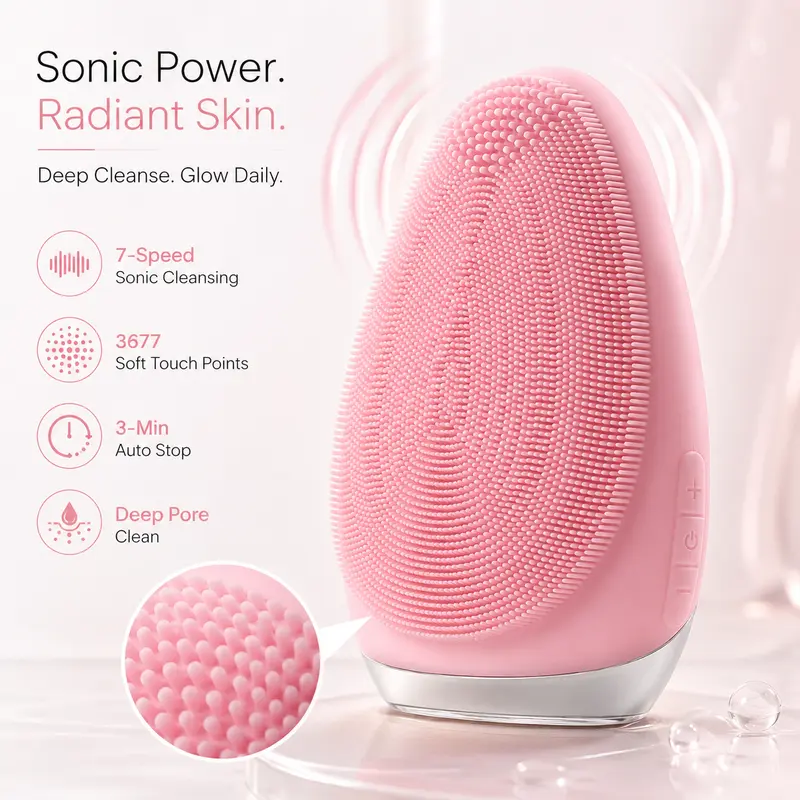 vibrating face brush - TikTok Shop