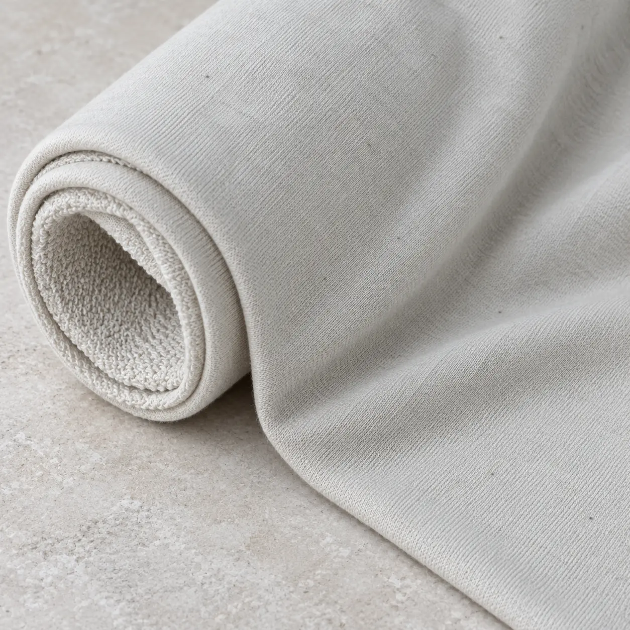 APC Fabrics Premium Solid Medium-Weight Cotton French Terry Knit Jersey Fabric By The Yard, 300 GSM/18 Oz, All Seasons, Continuous Cuts