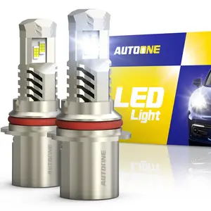 AUTOONE HB5/9007 Headlamps Fog LED Light Car Bulbs, 26,000LM White 6000K with Cooling Fan, Brighter Halogen Headlight Replacement, Plug & Play, IP67 Waterproof, Quick Installation, Universal Fit for Cars/Trucks/SUVs Autos Parts Automotive Vehicle
