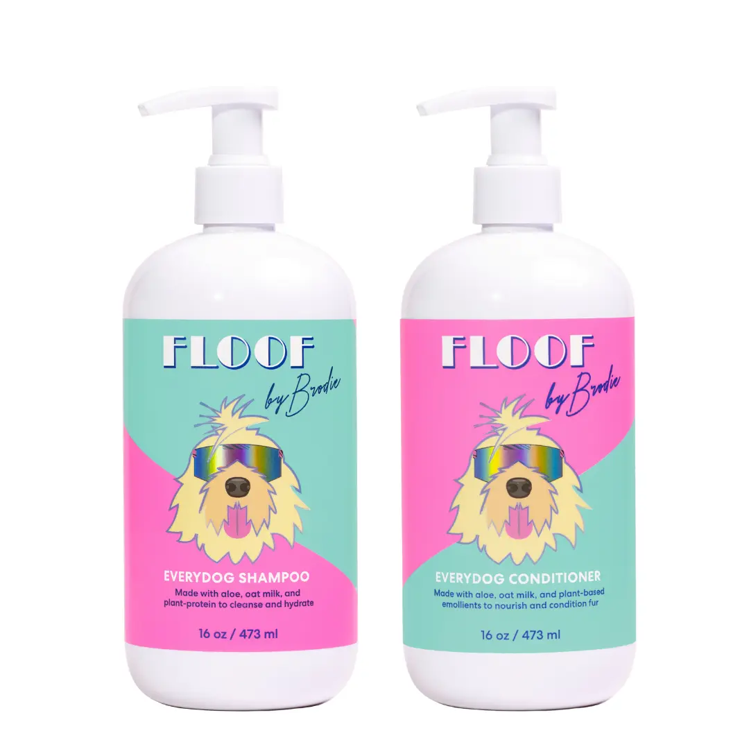 Everydog Bathtime Duo - Gentle Dog Shampoo and Conditioner for All Coat Types