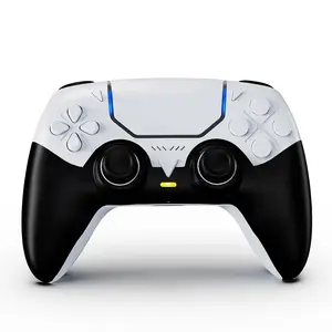 Controller for P5,  P 5 Remote Compatible with P 5/PC/Steam Deck, Support Programmable, Vibration, 6-Axis Sensor, Speaker, Mute, and Audio Jack (White)