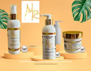 Naturally Rich Cosmetics Sea Kelp and Noni Oil All in One Deep Moisturizing Detangling Hair Growth Leave-In Conditioner Haircare Shampoo