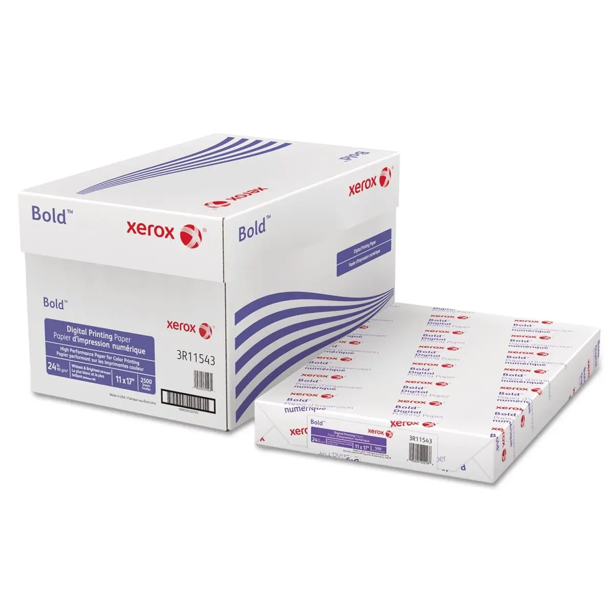 212 MAIN 24lb Uncoated White Digital Printing Paper - 98 Bright for Bold Prints, 11x17 in, 500 Sheets per Ream, for Office & School Supplies