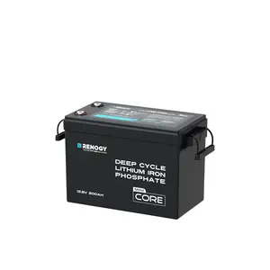 Renogy 12V 200Ah Mini LiFePO4 Battery | BMS Protected, 5,000+ Cycles, PSE Certified, High Capacity, Supports 8 Parallel Batteries