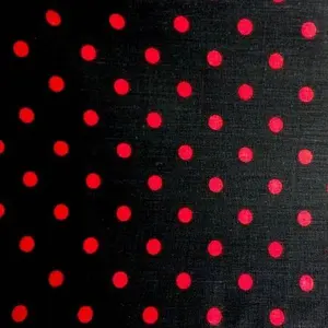 Small Polka Dot Print Poly Cotton Fabric