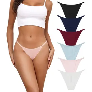 LEVAO 6 Pack Cotton Bikini Panties for Women – Soft Breathable Low Rise Everyday Underwear, Comfortable Half Coverage Briefs