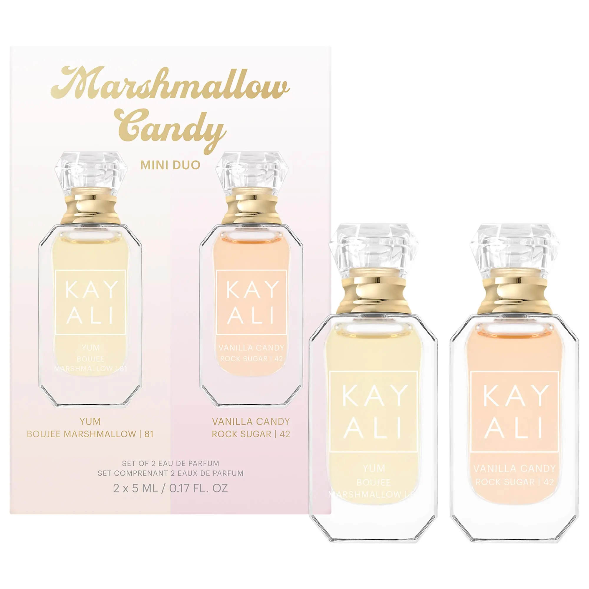 KAYALI Marshmallow Candy Mini Duo Perfume Gift Set KAYALI Marshmallow Candy Mini Duo Perfume Gift Set