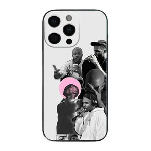 Frank Ocean Design Liquid Phone Case — Compatible with iPhone 17/16/15/14/13/12 Black Soft Case